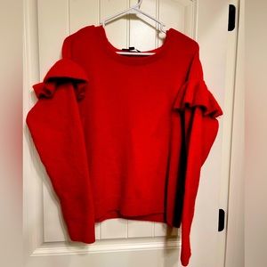 INC Ruffled Sweater Size XL